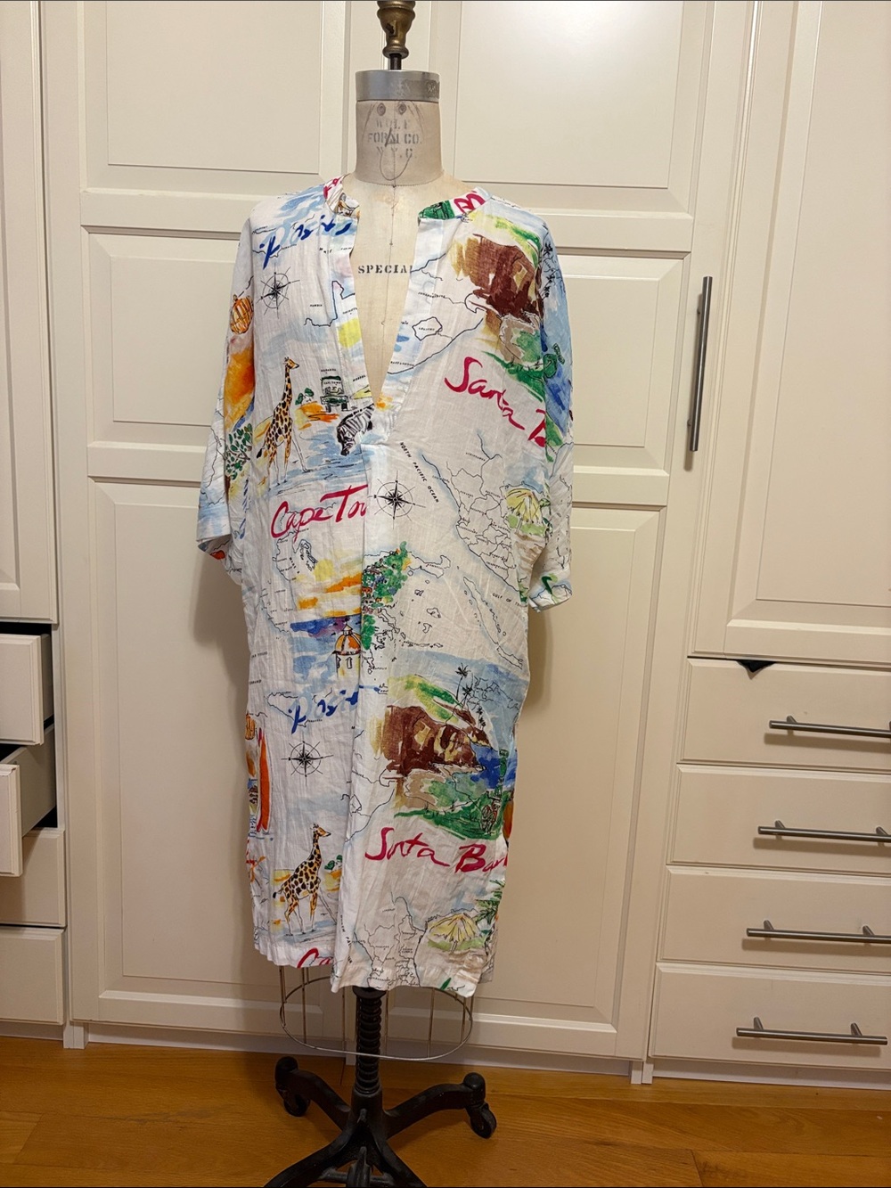 Gap love cape town popover dress tunic beach l